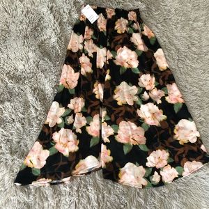 H&M Floral Midi Skirt